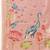 Pink ethnic motifs embroidered art silk festive saree with blouse piece