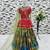 multi heavy chinon silk with digital print with embroidery work - designer party wear