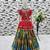 multi heavy chinon silk with digital print with embroidery work - designer party wear