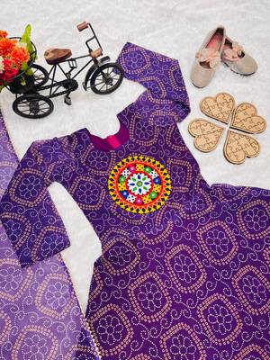purple  heavy fox georgette gown set with digital print work - designer party wear 4