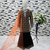 black  heavy chinon with digital print work - designer party wear