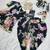 black  heavy fox georgette salwar suit set with digital print work - designer party wear