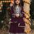 purple  heavy fox georgette gown set with sequence embroidery work - designer party wear