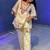 off white pure khadi cotton ethnic wear set with embroidery sequence work with real mirror work - designer party wear