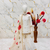 off white pure gmy silk with heavy embroidery sequence work - designer party wear