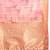 Pink printed cotton blend ethnic saree with blouse piece