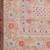 Peach printed cotton blend ethnic saree with blouse piece