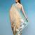 Beige printed silk blend ethnic saree with blouse piece