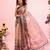 Beige printed cotton blend ethnic saree with blouse piece