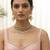The emerald ruby kundan necklace set