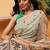 Black woven pure cotton ethnic saree with blouse piece