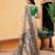 Black woven pure cotton ethnic saree with blouse piece