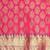 Pink woven cotton blend traditional saree with blouse piece