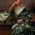 Green woven pure cotton ethnic saree with blouse piece
