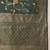 Green woven pure cotton ethnic saree with blouse piece