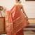 Pink woven tissue party wear saree with blouse piece