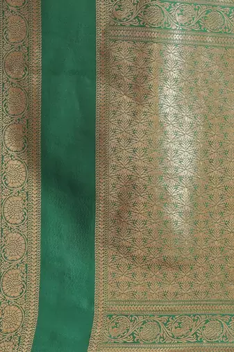Red woven art silk traditional saree with blouse piece