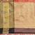 Red woven cotton blend traditional saree with blouse piece