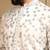 White sequence floral royal silk kurta pyjama set for men | designer kurta for men