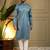 Grey sequence floral silk kurta pyjama set for men | designer kurta for men