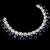 Blue & green ad & agate stone designer necklace set with earrings – rhodium plated