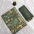 Sage green colour digital deer print cotton erode weaving saree with unstitched blouse
