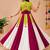 White color Rayon navratri Lehenga Choli with Koti & Gota Patti Work