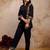 Women's Black Embroidered Shirt Palazzo Co-Ord Set | Premium Casual & Office Wear