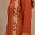 Women's Rust Embroidered Shirt Palazzo Co-Ord Set | Premium Casual & Office Wear