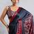 Grey faux crepe printed all-seasons-sarees