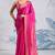 Pink satin poly silk printed all-seasons-sarees