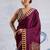 Purple satin poly silk printed all-seasons-sarees
