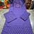 Beautiful purple kurti with plazzo and dupatta