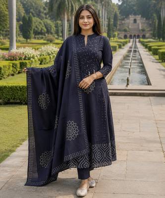 Beautiful straight kurta set 1