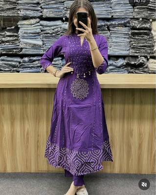 Beautiful straight kurta set 4