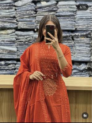 Beautiful straight kurta set 3