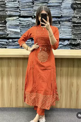 Beautiful straight kurta set