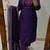 Beautiful purple kurti with plazzo and dupatta