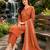 Beautiful rust kurti with plazzo and dupatta