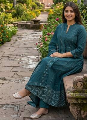 Beautiful straight kurta set 2