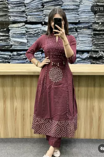 Beautiful straight kurta set