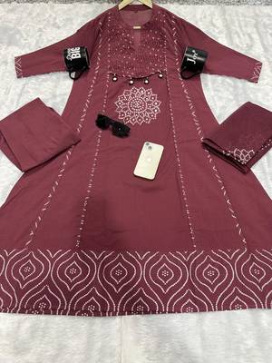 Beautiful straight kurta set 5