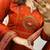 Beautiful rust kurti with plazzo and dupatta