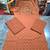 Beautiful rust kurti with plazzo and dupatta