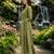 Beautiful green kurti with plazzo and dupatta