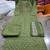 Beautiful green kurti with plazzo and dupatta