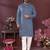 Grey geometric sequin silk kurta pyjama set for men |designer kurta