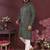 Green geometric sequin silk kurta pyjama set for men |designer kurta