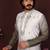 Brown floral sequin silk kurta pyjama set for men |designer kurta
