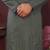 Green geometric sequin silk kurta pyjama set for men |designer kurta